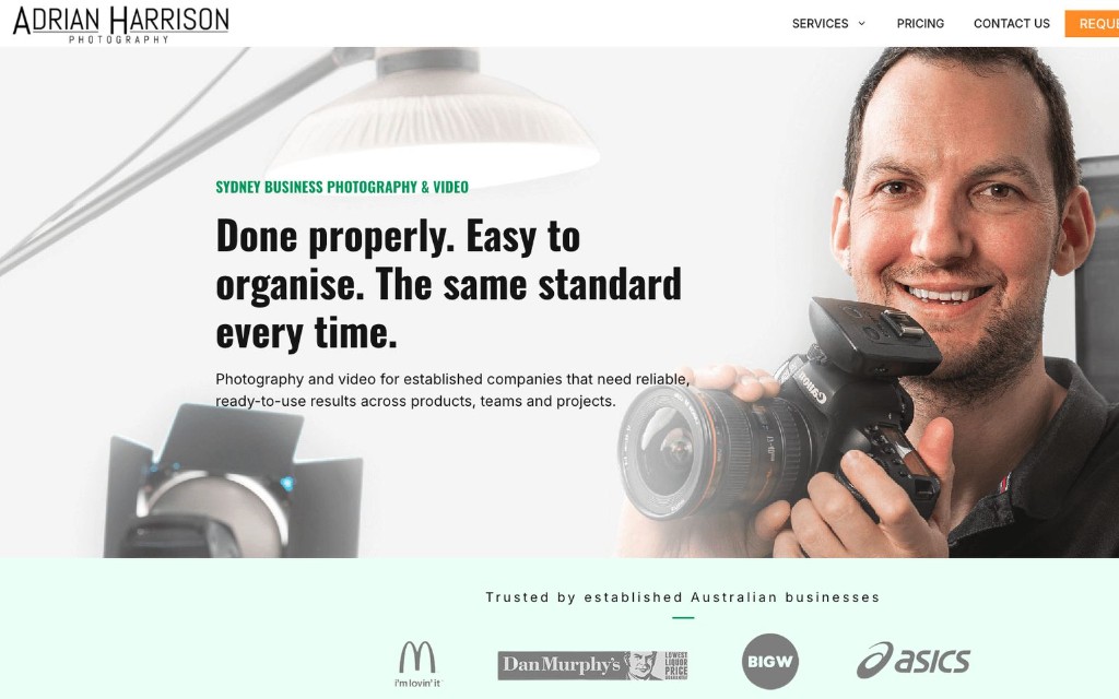 Adrian Harrison Photography — Sydney business photography & video